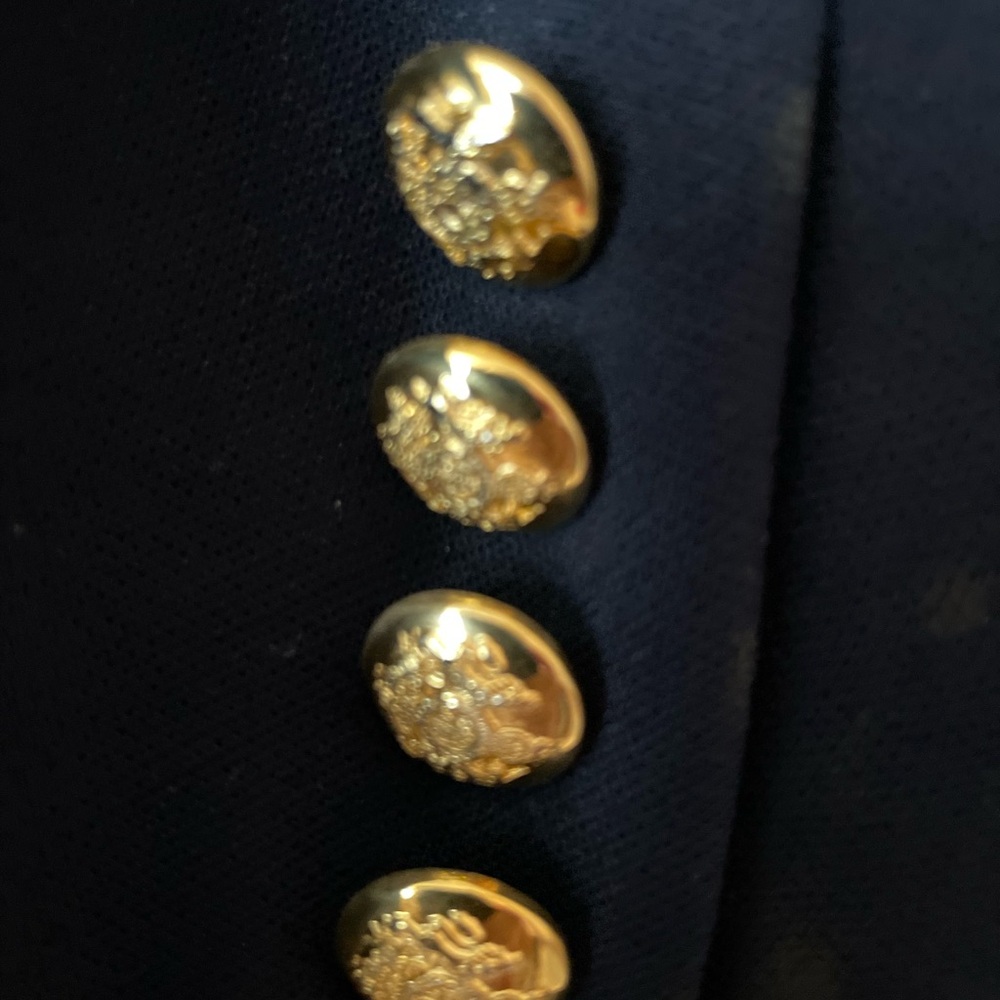 Ralph Lauren Navy Blazer with Embroidered Crest - Picture 7 of 13